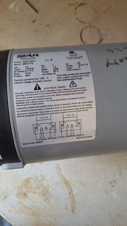 1.5 Hp Star well pump 1