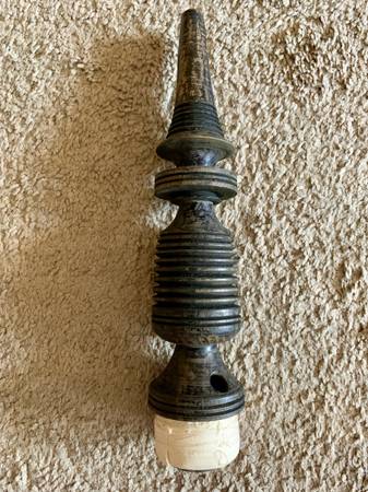 Brand New - Vintage Wood Carved Hookah Stem 1