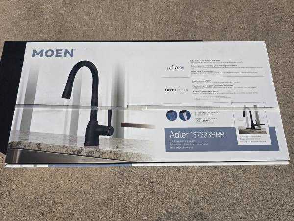 Moen Adler Mediterranean Bronze One-Handle High Arc Pulldown Kitchen Faucet 1