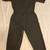 Mavi Gold Women's Short Sleeve Black Denim Jumpsuit Elastic Waist Size 2 thumbnail