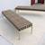 Mid-Century Modern Style Cumberland Rectangular Cambridge Metal Bench 13 thumbnail