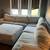 Sectional couch + ottoman for sale 2 thumbnail