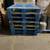 Heavy-Duty Blue Wooden Pallets For Sale 3 thumbnail