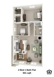 $1,478 / 2br - 901ft2 - Armarios actualizados, Comunidad libre de humo, Revestimiento de azulejos (Gresham)63672547579139122