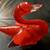 Vintage Kreiss Hand-blown Midcentury Art Glass Swan 2 thumbnail