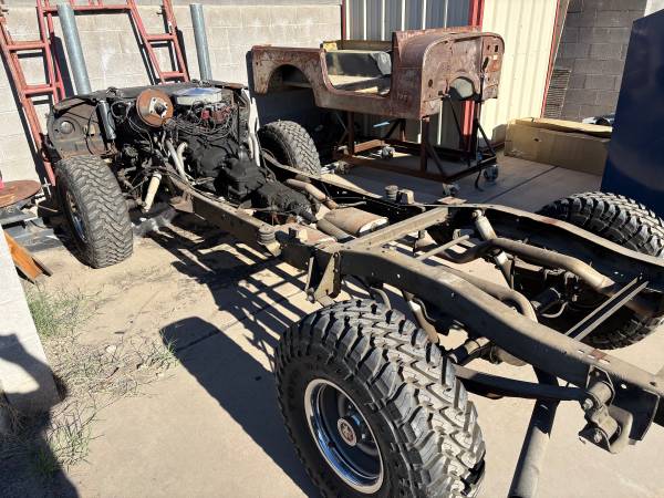 1972 CHEVY K10 4X4 COMPLETE FRAME AND DRIVETRAIN 1