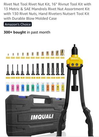 Rivet nut kit rivet nut tool 1