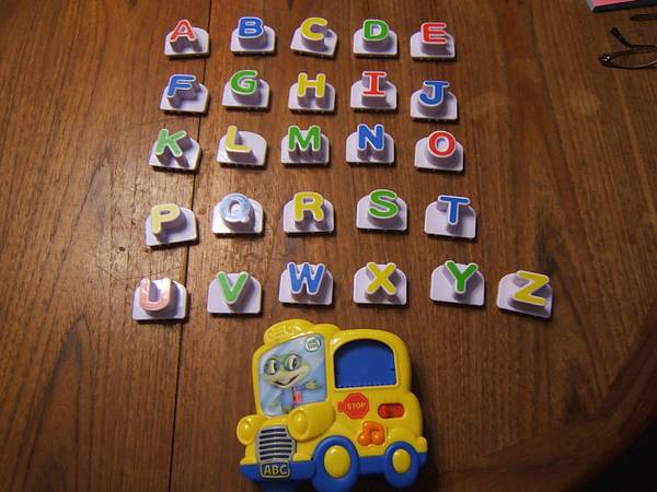 Electronic Leap Frog Alphabet Bus ABC's 1