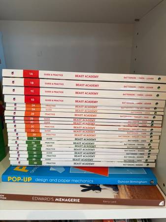 Beast Academy Math Books Level 1, 2 and 3 1