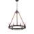 6-Light Oil Rubbed Bronze Modern/Contemporary Chandelier 4 thumbnail