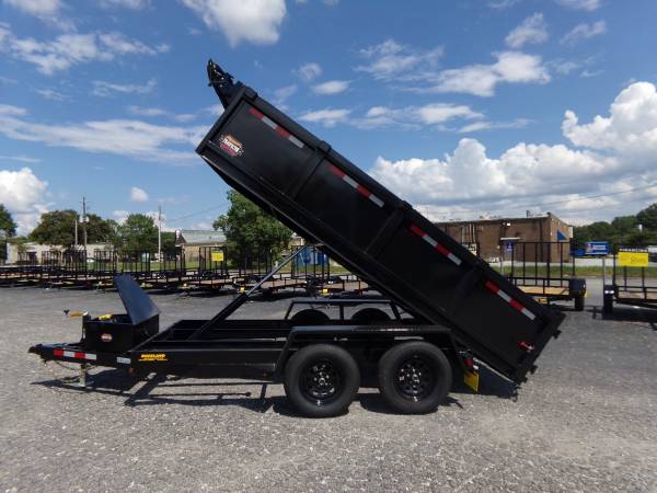 6 X 12 DUMP TRAILER 7K 2' SPREADER 2027 1