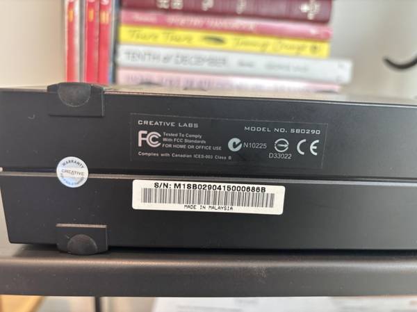 Creative Sound Blaster Audigy 2 SB0290 Interfaz Externa de 24 bits Usada - $30 (santa rosa)63439727262339121