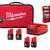 Milwaukee M12 1/4 in. Hex Screwdriver Kit w/ (4) Batteries, Charger, Bag, and Bi 1 thumbnail