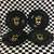 Halloween Gold Crown Skull Plates set of 4 1 thumbnail