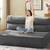 Folding Sofa Futon Bed Full Size Grey Brand New 1 thumbnail