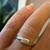 White Gold Ring (Size 5) with 3 Natural Diamonds Stones 12 thumbnail