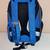 NEW LIFETIME Backpack Ful Blue & Black 2 Large Multi Pocket Zippers W/ Tags! 2 thumbnail