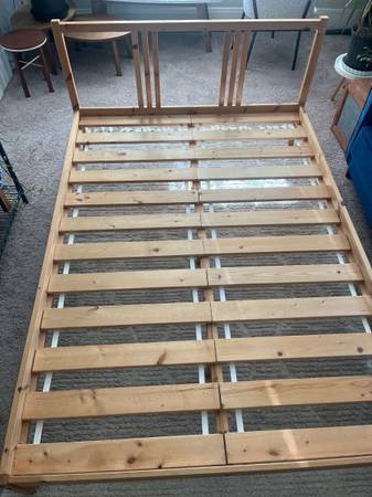 full mattress and bed frame 1