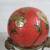 Vintage Cloisonne Solid Brass Floral Globe Sphere On Brass Ram Stand 2 thumbnail