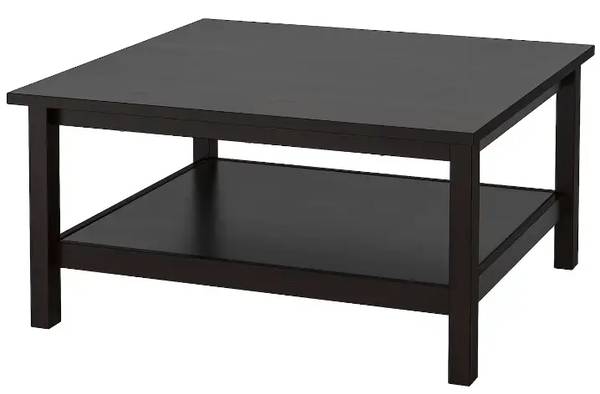 Ikea HEMNES coffee table brown/black 1