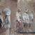 Chezar Signed Impasto Oil & Sand Painting of Old-Fashioned Avenue 2 thumbnail
