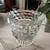 American Clear Cubest Pattern Pedestal Bowl by Homco 6" 10 thumbnail