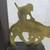 Don Quixote & Sancho Panza Solid Brass Wood Base Vintage Bookends 10 thumbnail