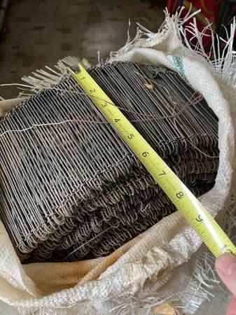 Reinforcing steel 6" Ties, 50-pound bag 1