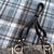 Women's coach inlaid c frosted black leather handbag purse 2 thumbnail
