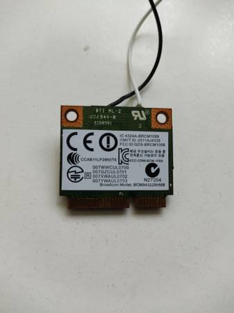 Broadcom BCM943228HMB Half Mini PCle-express WiFi & Bluetooth Card 1