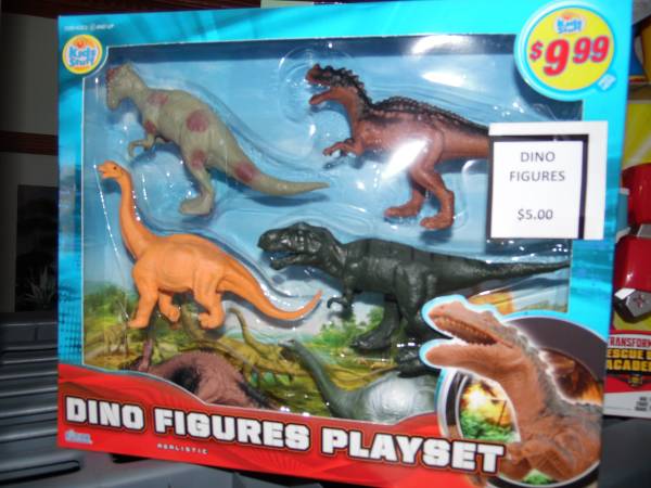 Dino Figures Playset --New in Package-Half Price-- 1