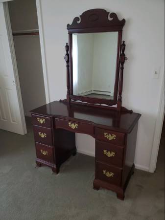 Wood Vanity - Desk REDUCED 1