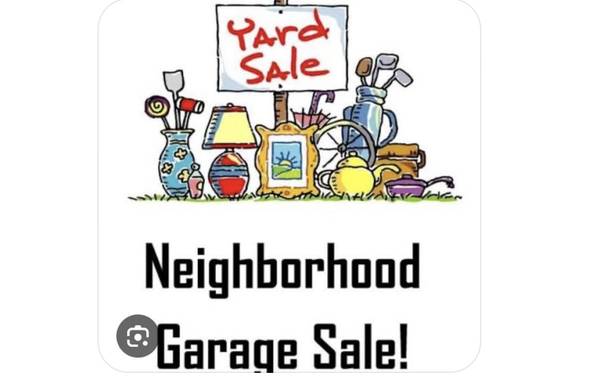 Multi family yard sale 1