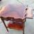 Maitland Smith Inlaid Mahogany Accent Table with Leather Pullouts 2 thumbnail