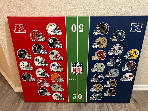 Impresiones en lienzo de NFL y MLB - $10 (Mill Creek / Bothell / S. Everett)63470799860865122