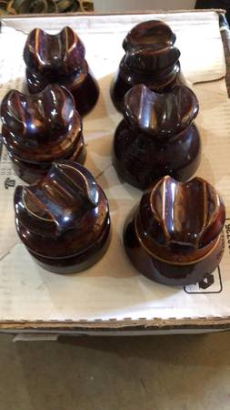 VINTAGE RAILROAD INSULATORS / TELEGRAPH INSULATORS 1