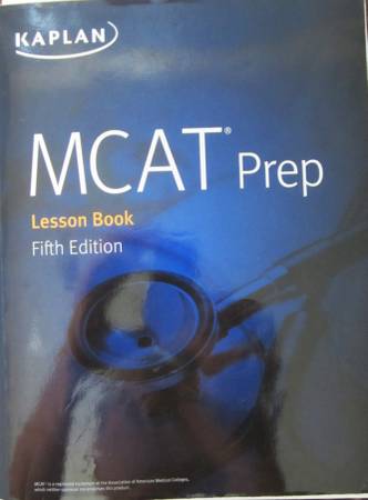 Libro de lecciones Kaplan MCAT, quinta edición - $15 (West Hollywood)63471347428865120