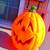 Halloween lighted Pumpkin Jack-O-Lantern Blow Mold  Plastics 24" T 7 thumbnail