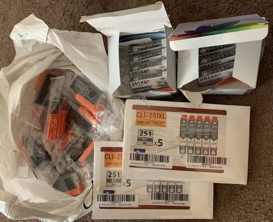 Cannon 251 Printer Cartridges 50+ 1