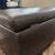 Ottoman Palmer rectangular storage or coffee table leather dark brown 9 thumbnail