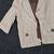 Willi Smith Women's Large Beige Linen Blend Notch-Lapel Blazer 3/4 3 thumbnail