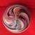 HAND-BLOWN GLASS ORNAMENT-PINK/LAVENDER/BLACK/WHITE/GREEN 2 thumbnail