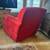 McCreary Modern glider rocking chair with ottoman on wheels 6 thumbnail