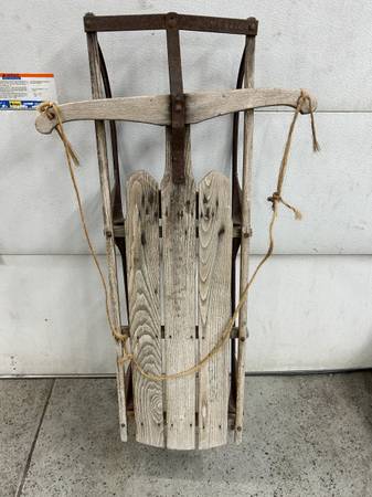 Old Sled - Fully functional for use or Decoration 1