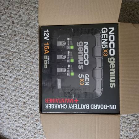 Noco Genius  Gen5x3 battery charger, New 1