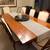 Dining room table and chairs solid oak hand made 2 thumbnail