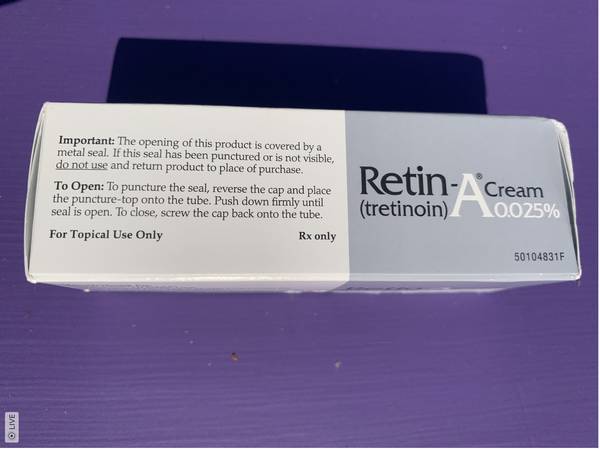 Retin-A Cream 0.025% (Tretinoin) 1