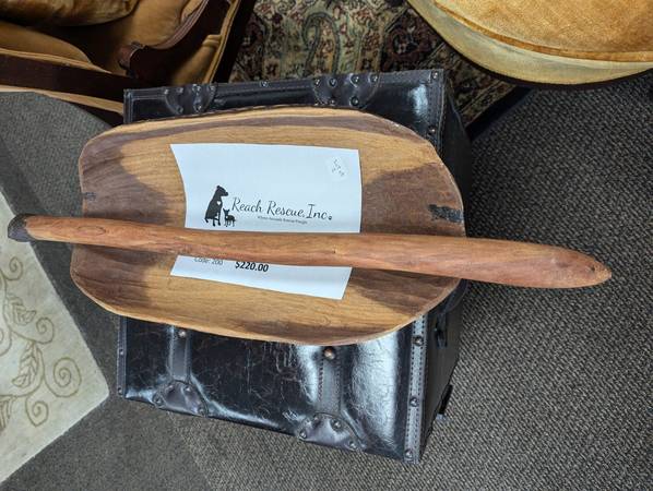 Rare Australian Carved Wooden bowl 1