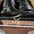 VINTAGE HARLEY DAVIDSON MENS BLACK LEATHER COWBOY / BIKER BOOTS SZ 13 8 thumbnail