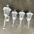 Vintage Hinkley Lighting Manor house outdoor coach lights lot of 4 cast aluminum 1 thumbnail